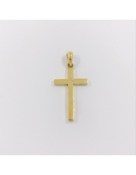 Colgante cruz de oro 18kt