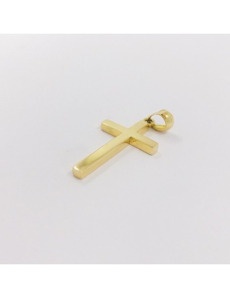 Colgante cruz de oro 18kt