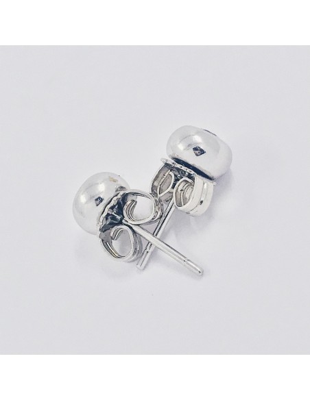 Pendientes en oro blanco 18kt y brillantes