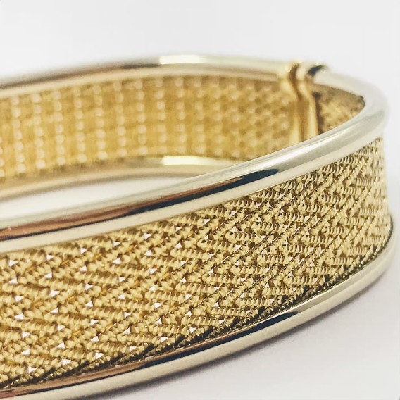 Pulsera esclava en oro 18kt