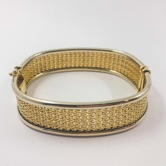 Pulsera esclava en oro 18kt