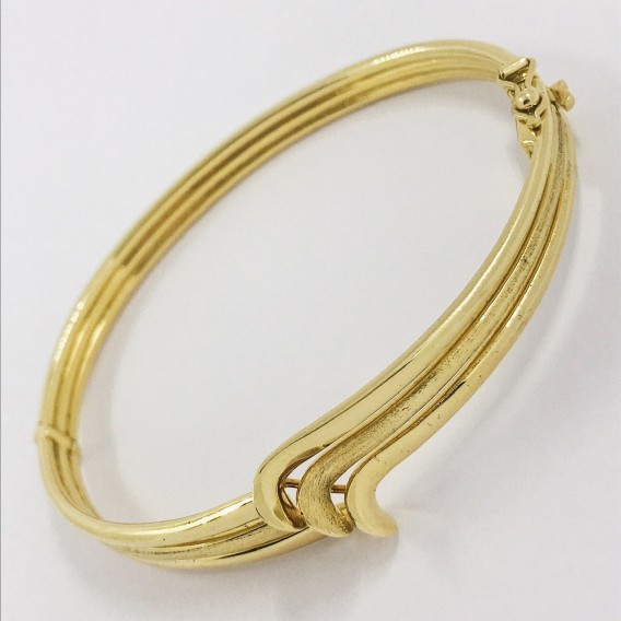 Pulsera esclava en oro 18kt