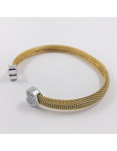 Pulsera Tous en oro bicolor 18kt con brillantes