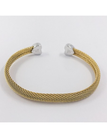 Pulsera Tous en oro bicolor 18kt con brillantes