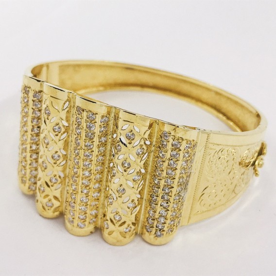 Pulsera esclava en oro 18kt