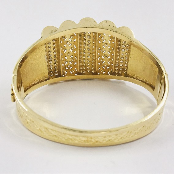 Pulsera esclava en oro 18kt