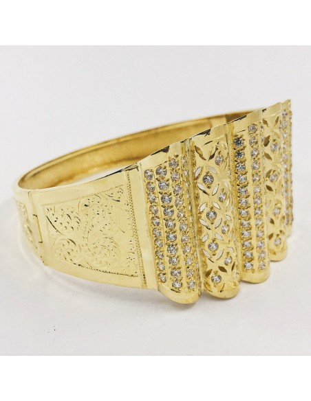 Pulsera esclava en oro 18kt