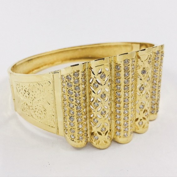 Pulsera esclava en oro 18kt