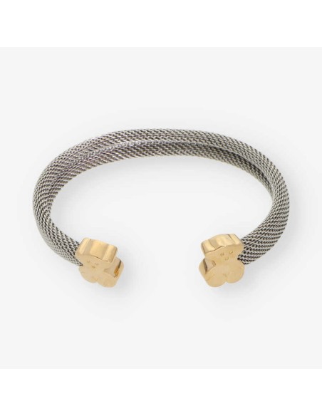 Pulsera esclava Tous en acero y oro