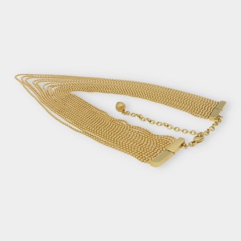 Gargantilla de bolas en oro 18kt 2