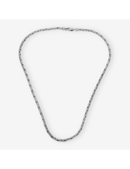 Cadena en oro blanco 18kt