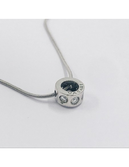 Colgante Vasari de oro blanco y brillantes