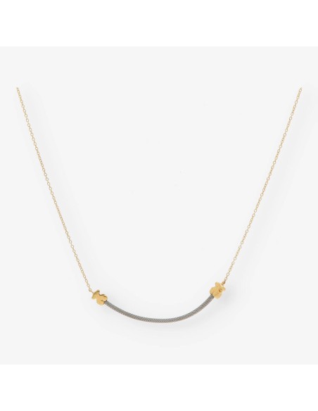 Collar Tous en acero y oro 18kt