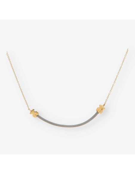 Collar Tous en acero y oro 18kt