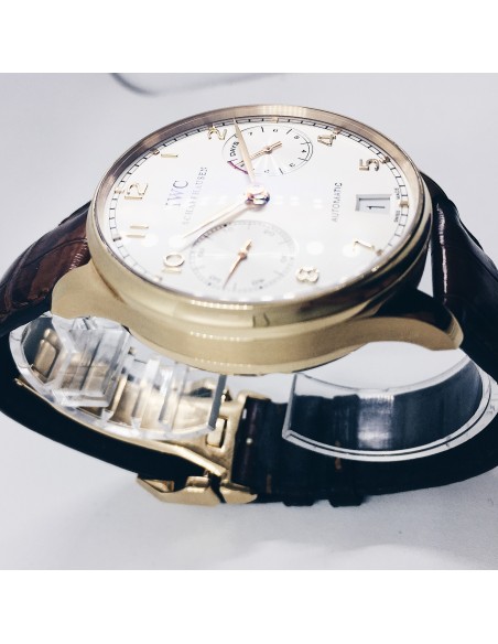 IWC Schaffhausen PortuguÃ©s automatic 7 days oro rosa