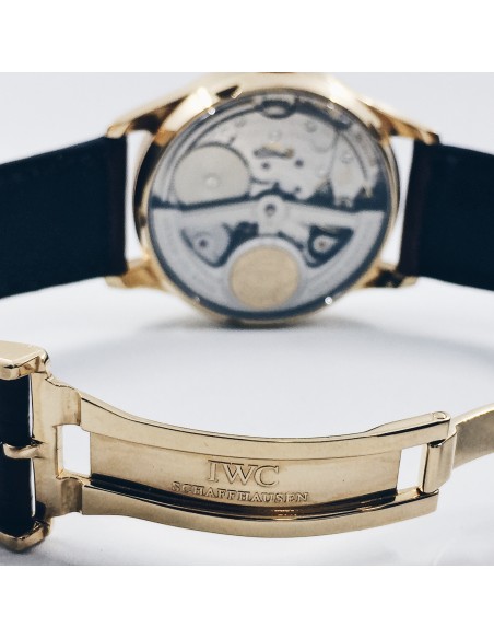 IWC Schaffhausen PortuguÃ©s automatic 7 days oro rosa