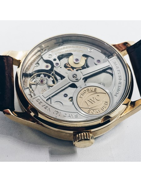 IWC Schaffhausen PortuguÃ©s automatic 7 days oro rosa