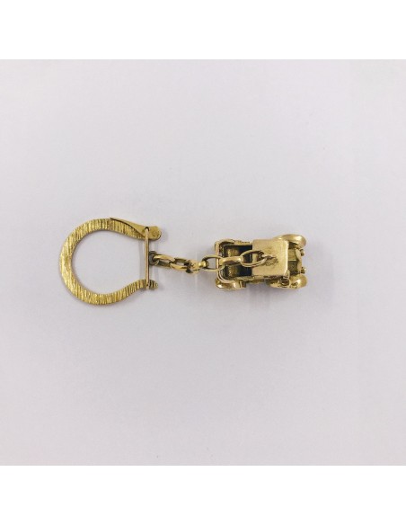 Llavero con forma de coche en oro 18kt