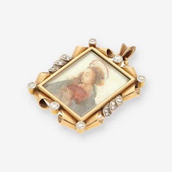 Medalla oro y diamante 2