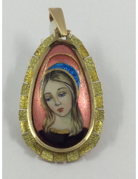 Medalla oro y esmalte