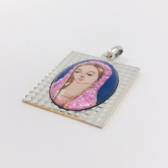 Colgante medalla en oro y esmalte 2