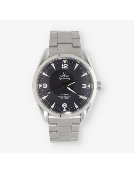 Omega Aqua Terra Railmaster caja y documentos