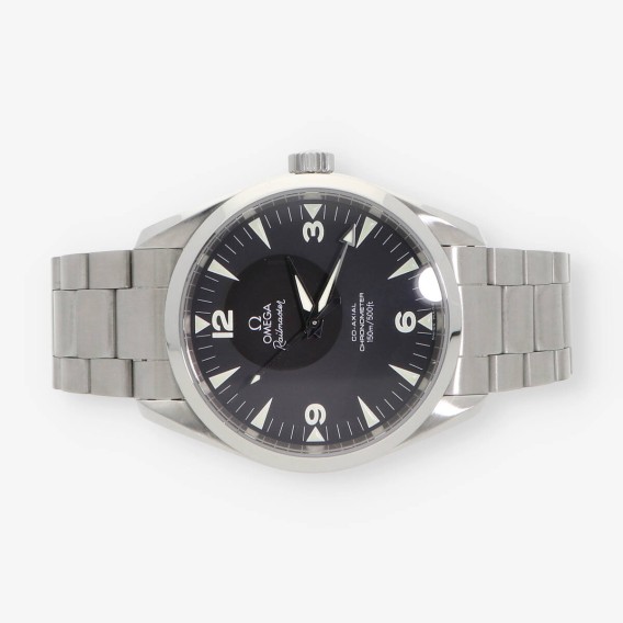 Omega Aqua Terra Railmaster caja y documentos