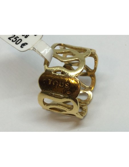 Sortija Tous de oro