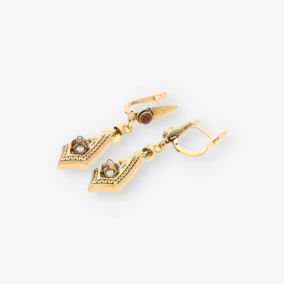 Pendientes vintage en oro 18kt