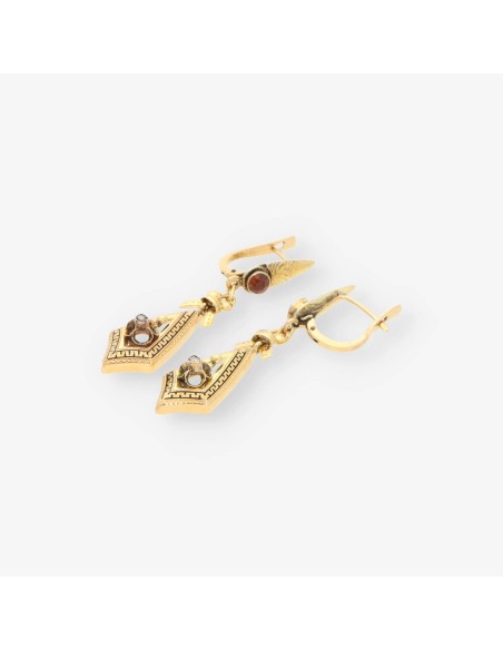 Pendientes vintage en oro 18kt