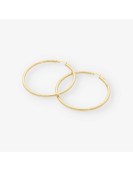 Pendientes aro en oro 18kt