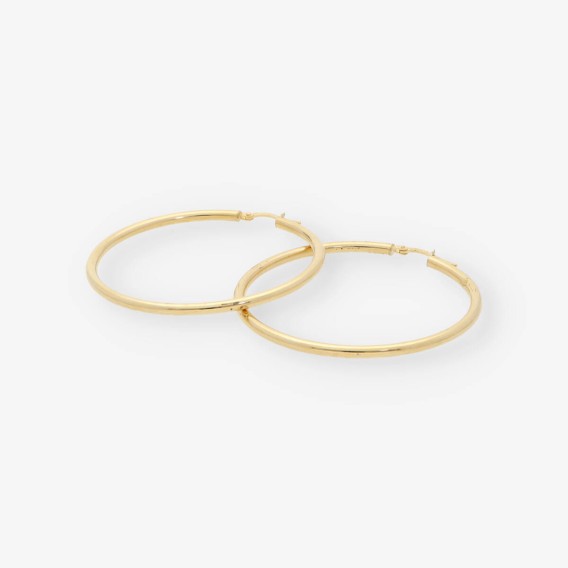 Pendientes aro en oro 18kt