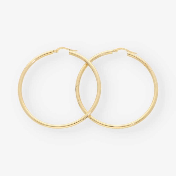 Pendientes aro en oro 18kt