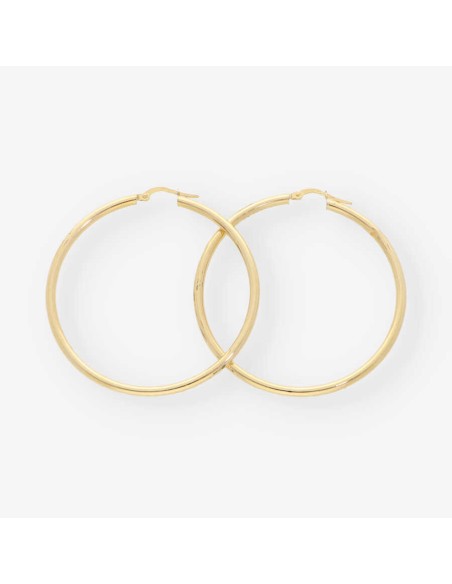 Pendientes aro en oro 18kt