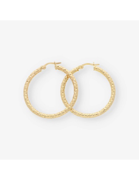 Pendientes aro en oro 18kt
