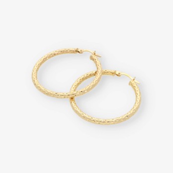 Pendientes aro en oro 18kt 2