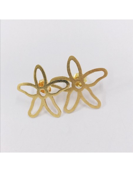 Pendientes Tous con forma de flor en oro 18kt