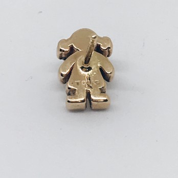 Pendientes Tous de oro en forma de niÃ±a 2