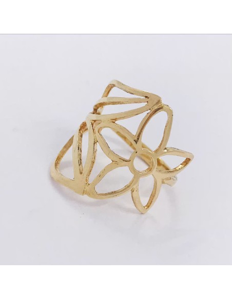 Anillo tous con margarita en oro 18kt