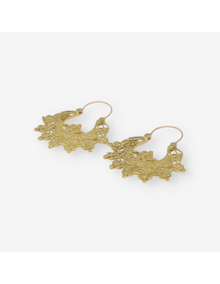 Pendientes largos en oro 18kt