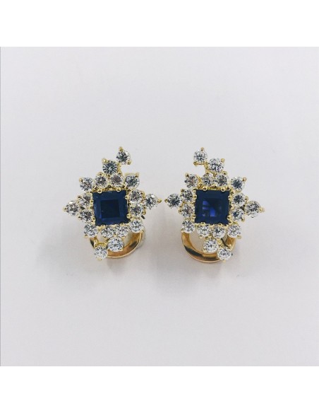 Pendientes en oro amarillo 18kt