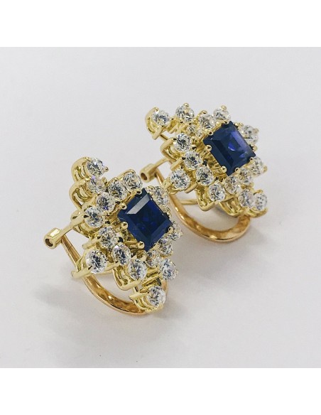 Pendientes en oro amarillo 18kt