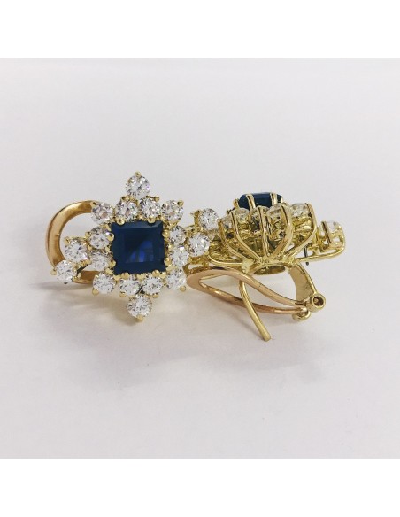 Pendientes en oro amarillo 18kt