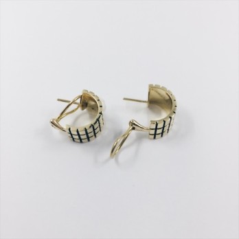 Pendientes Puig Doria de oro amarillo 2