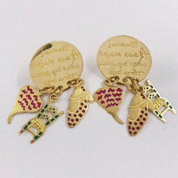 Pendientes oro 18kt 2