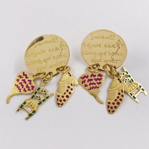 Pendientes oro 18kt