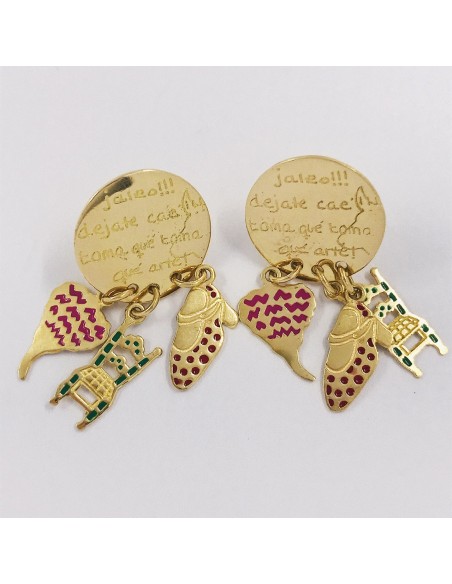 Pendientes oro 18kt