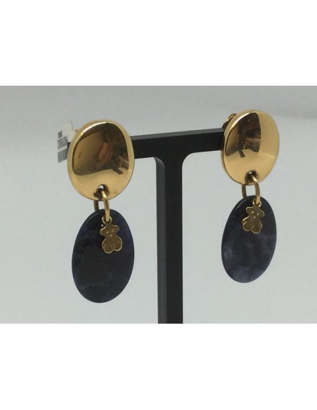 Pendientes Tous en oro y lapislÃ¡zuli