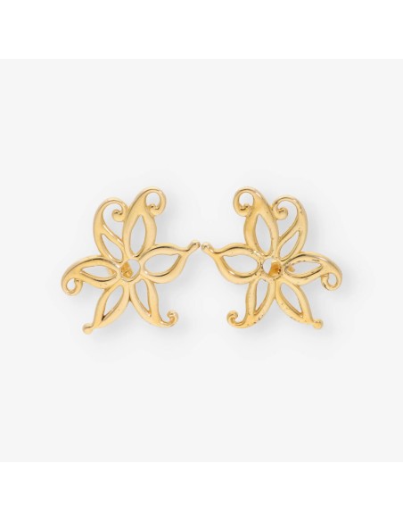Pendientes Tous con forma de flor en oro 18kt