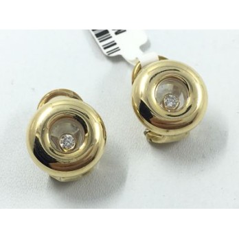 Pendientes Chopard en oro y brillantes